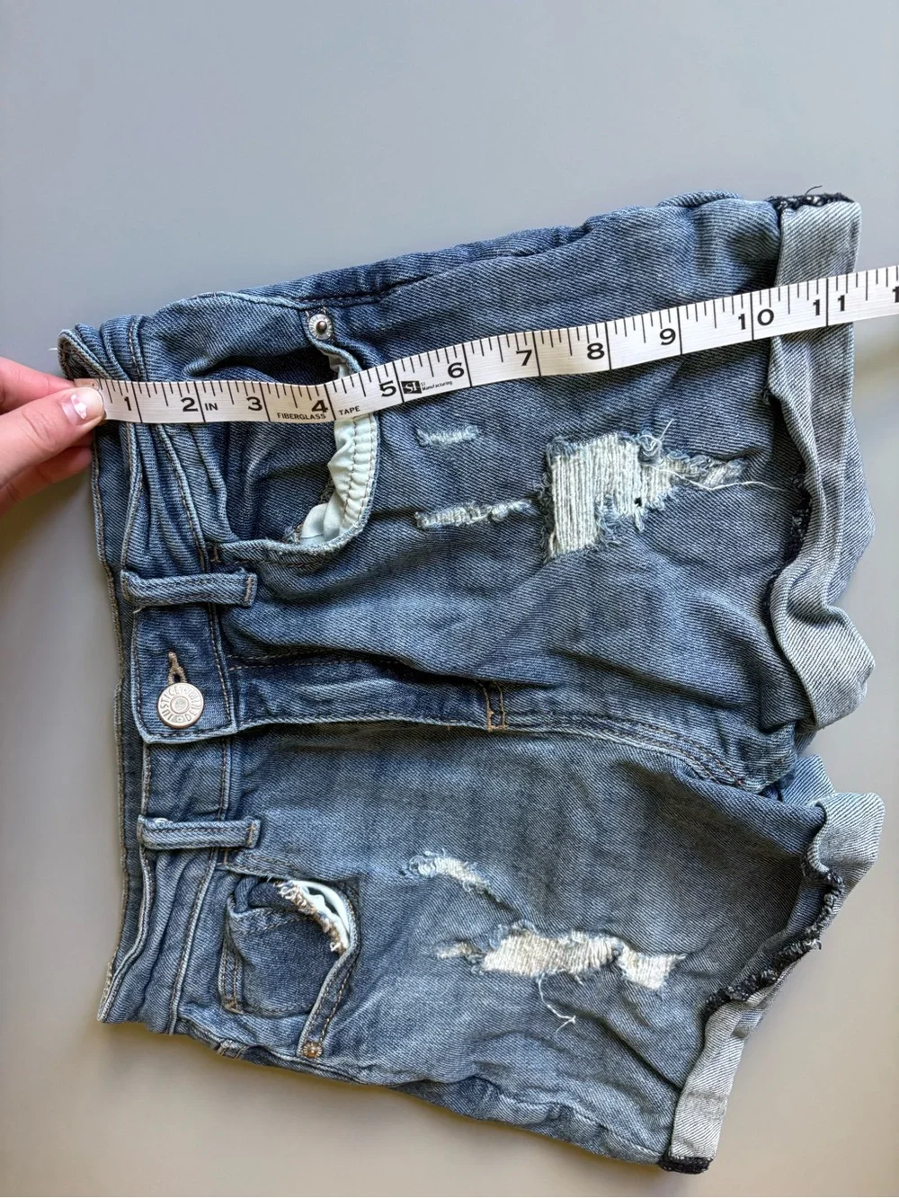 Justice jean shorts